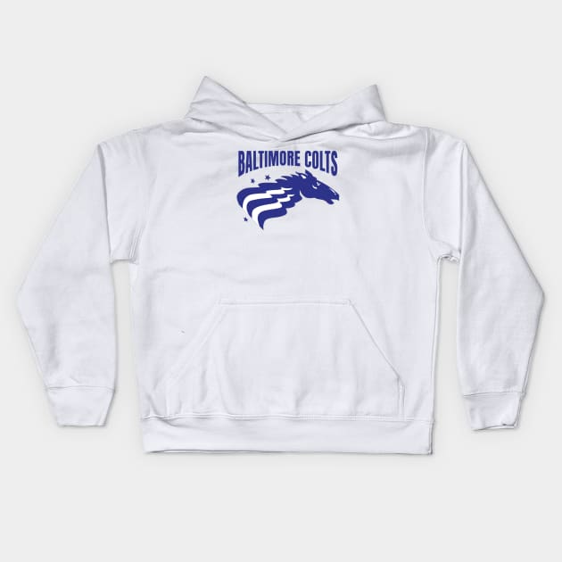 Defunct Baltimore Colts CFL Football 1995 Kids Hoodie by LocalZonly